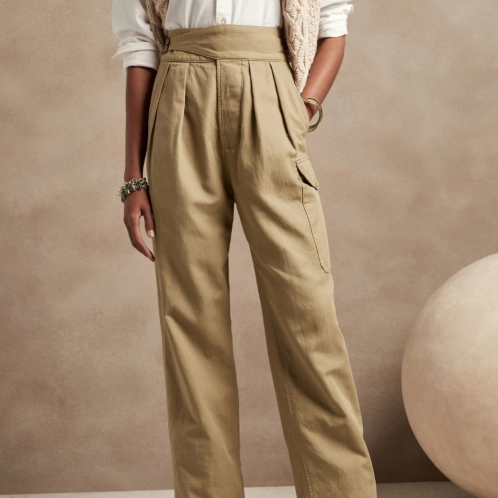 Gorgeous Utilitarian Khaki Heritage Explorer Pants Sz 16